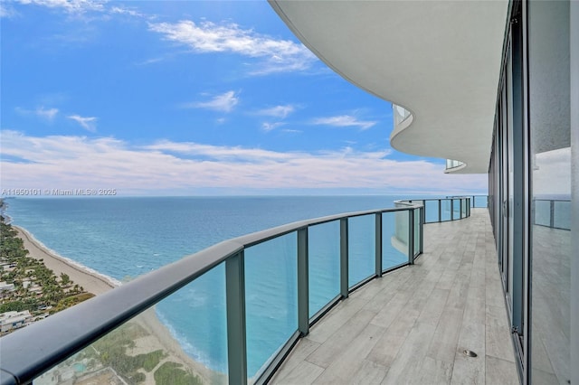 19575 Collins Ave Unit 33, Sunny Isles Beach, FL 33160 - balcony featuring a water view