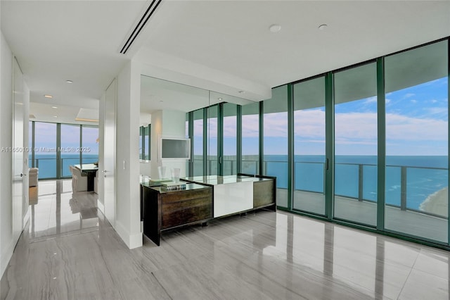 19575 Collins Ave Unit 33, Sunny Isles Beach, FL 33160 - spare room featuring expansive windows