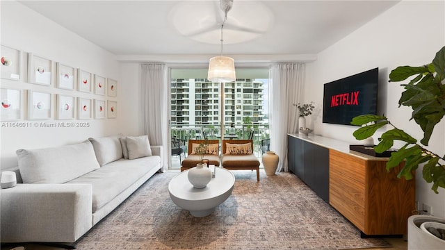 770 Claughton Island Dr Unit 711, Miami, FL 33131 - living area with ceiling fan