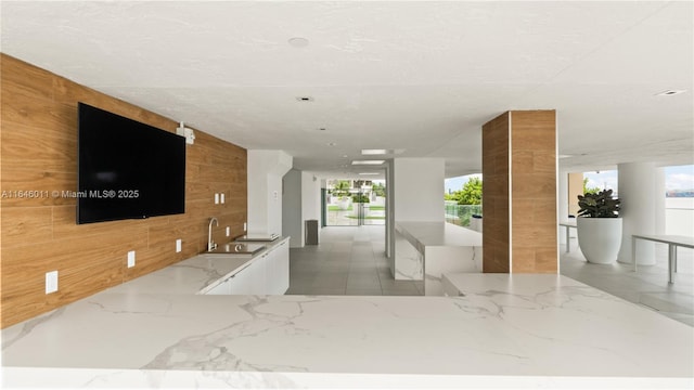 770 Claughton Island Dr Unit 711, Miami, FL 33131 - living area featuring wood walls