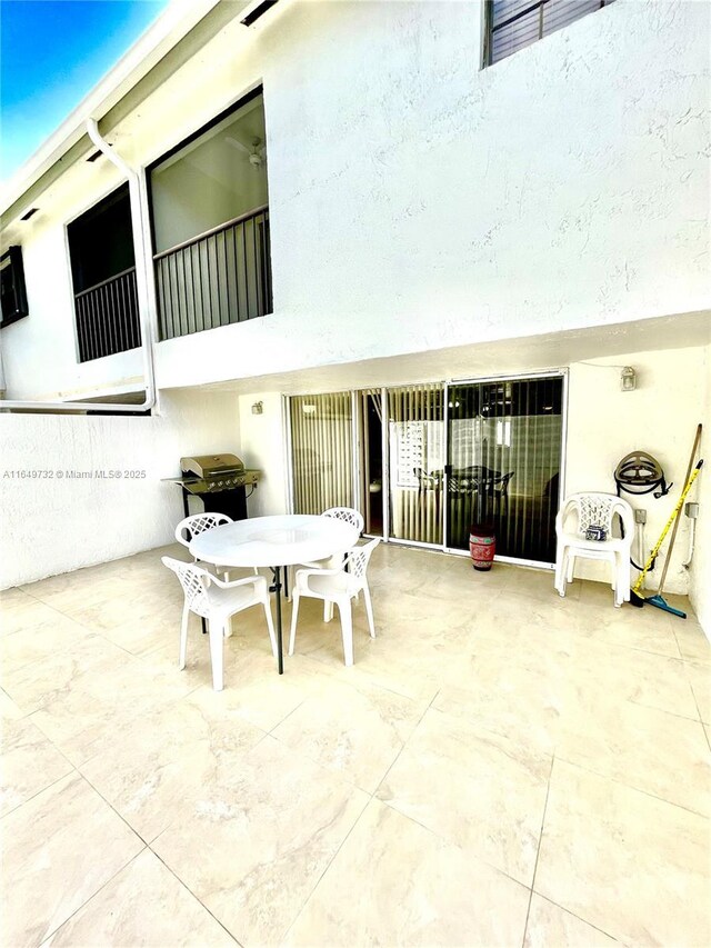 view of patio / terrace featuring grilling area