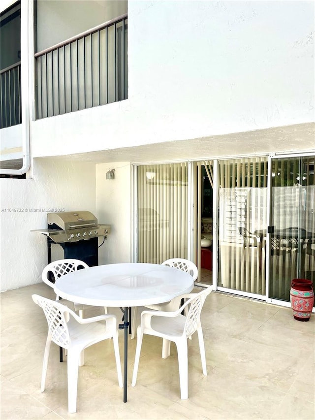 view of patio / terrace featuring area for grilling