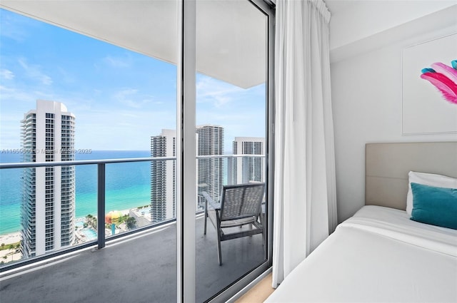 4010 S Ocean Dr Unit T3507, Hollywood, FL 33019 - balcony featuring a water view