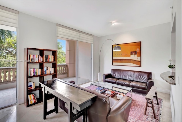 view of living room