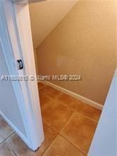 interior space featuring tile patterned floors