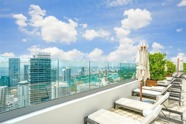 801 S Miami Ave Unit 2509, Miami, FL 33130 - balcony featuring a city view