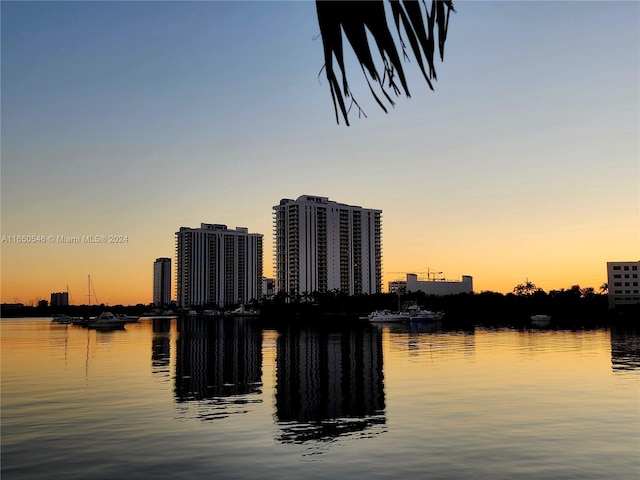 property view of water