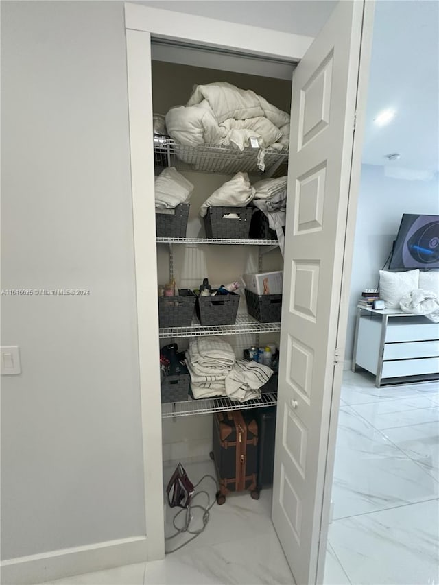 view of closet