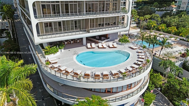 2655 S Bayshore Unit 401, Miami, FL 33133 - community pool with a patio area