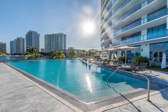 view of swimming pool