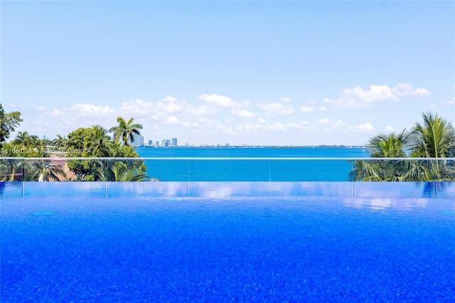 view of water feature