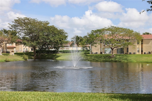 view of water feature