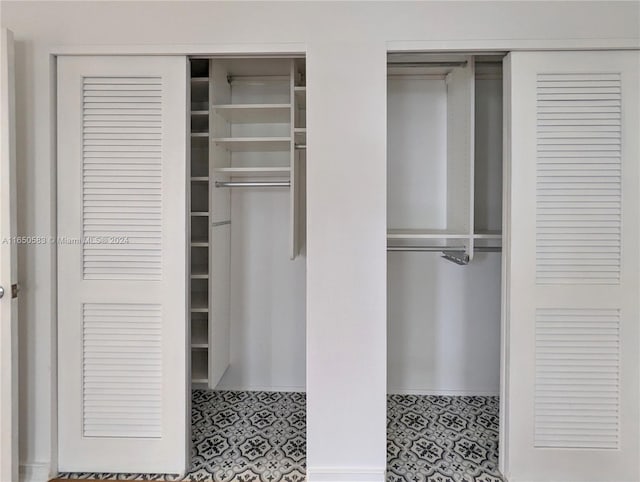 view of closet