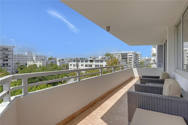 1080 94th St Unit 411, Bay Harbor Islands, FL 33154 - balcony featuring a view of city