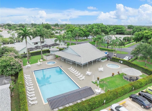 23304 SW 58th Ave Unit B, Boca Raton, FL 33428 - community pool featuring a hot tub