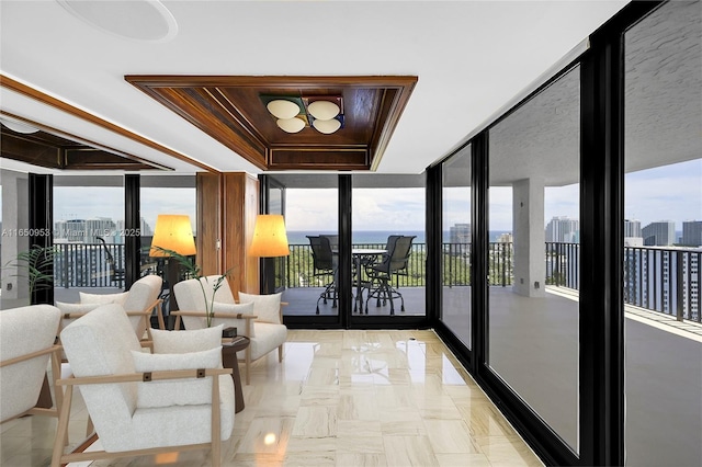 936 Intracoastal Dr Unit Ph4, Fort Lauderdale, FL 33304 - community lobby featuring a wall of windows