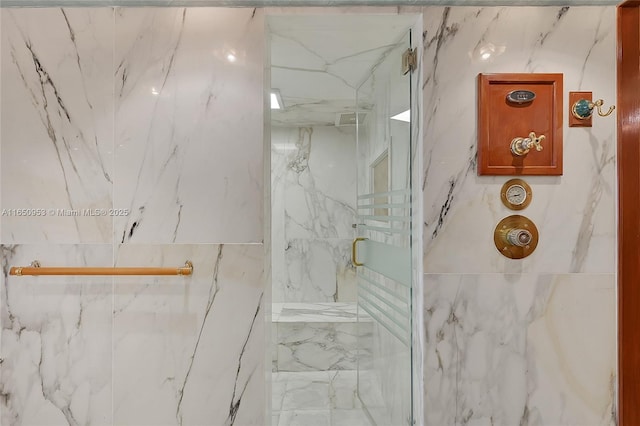 936 Intracoastal Dr Unit Ph4, Fort Lauderdale, FL 33304 - bathroom featuring a marble finish shower