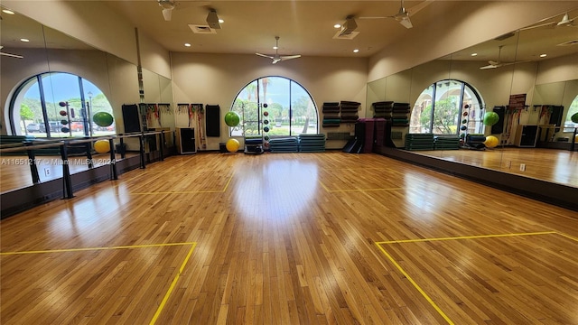 interior space with a wealth of natural light