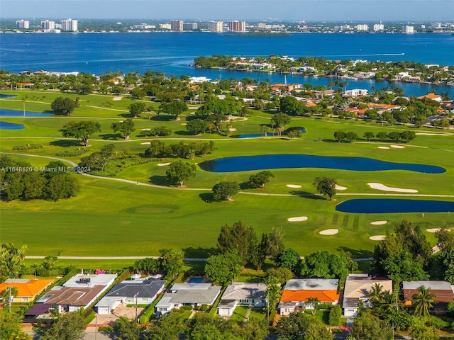 view of community featuring a water view