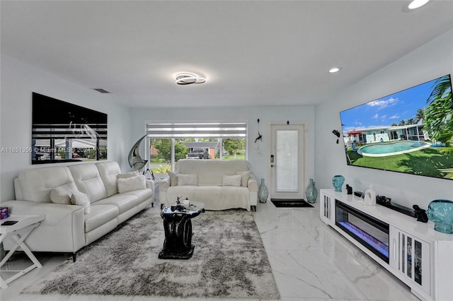 view of living room