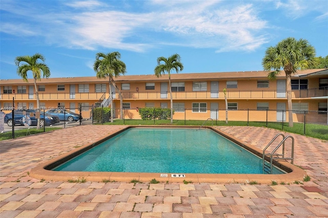 view of pool