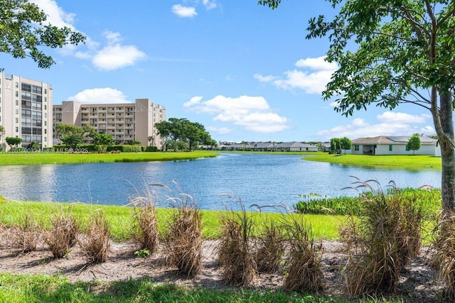 view of water feature