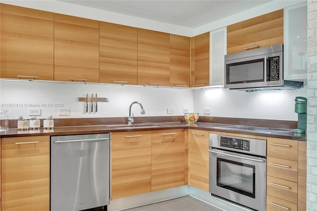 kitchen featuring sink and stainless steel appliances