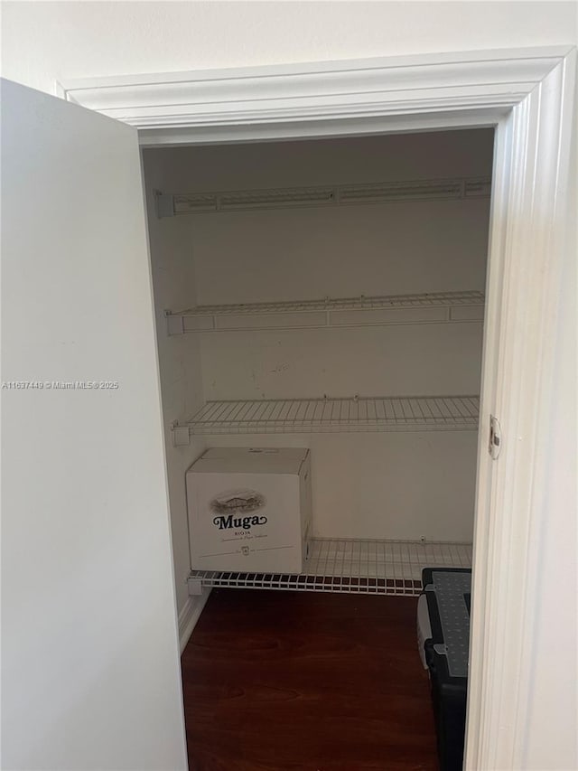 view of closet