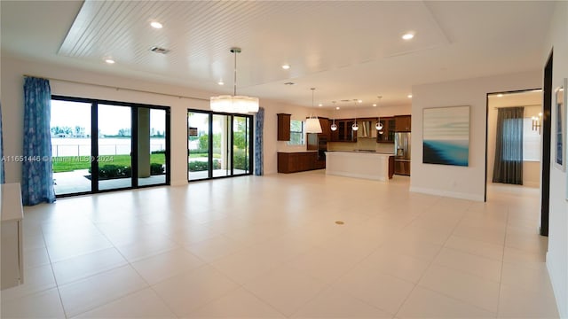 view of unfurnished living room