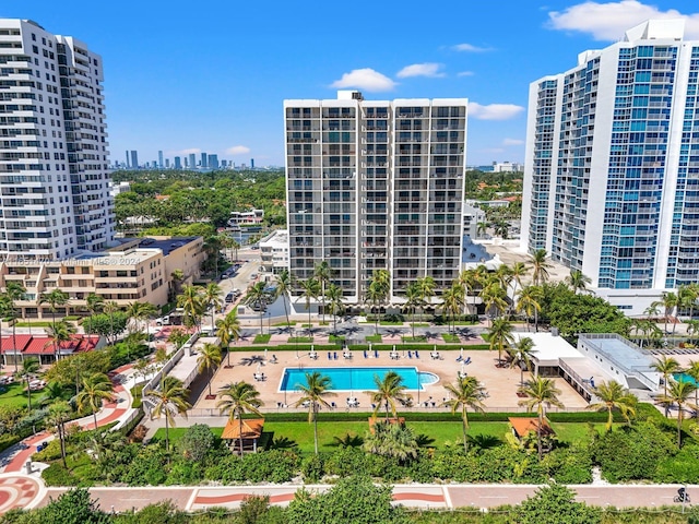 view of property with a community pool