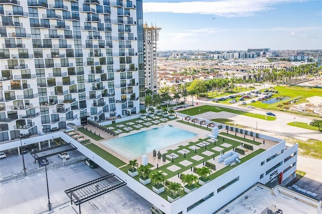 5252 NW 85th Ave Unit 1909, Doral, FL 33166 - view of urban area with a pool area