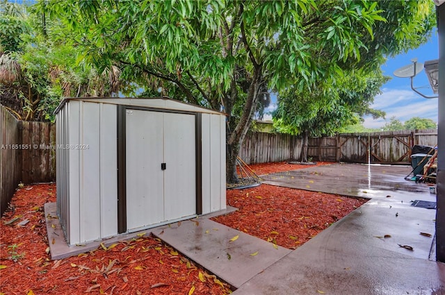 770 NW 175th Dr, Miami Gardens, FL 33169 - view of shed featuring a fenced backyard