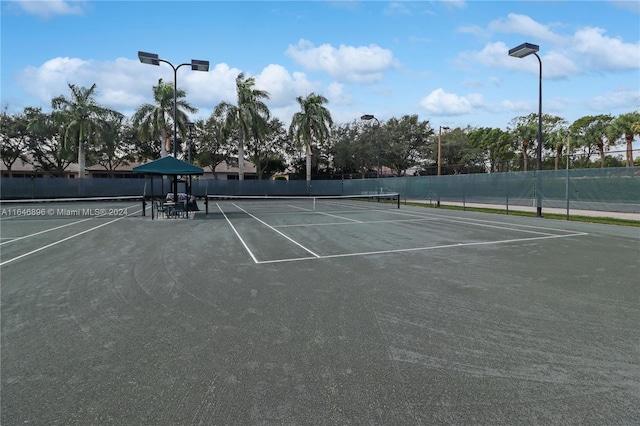 view of sport court