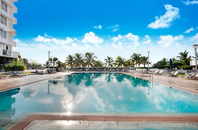 100 Lincoln Rd Unit 1605, Miami Beach, FL 33139 - community pool featuring a patio area
