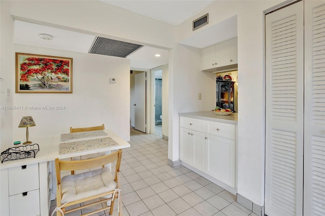 bathroom featuring tile patterned flooring