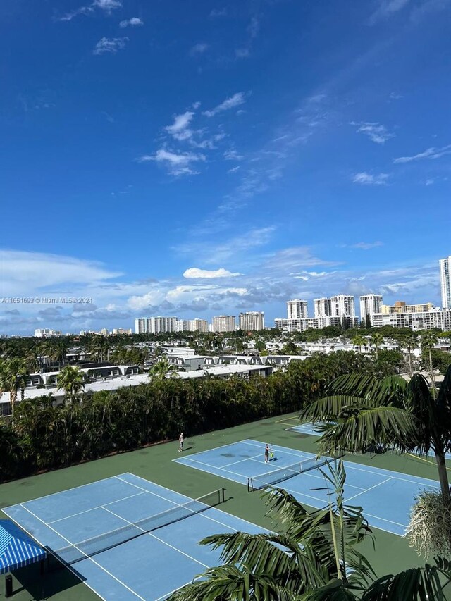 view of sport court