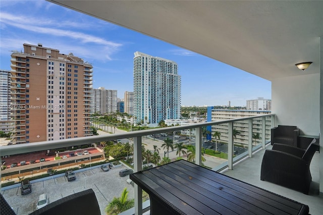 1880 S Ocean Dr Unit Ts106, Hallandale Beach, FL 33009 - balcony featuring a city view