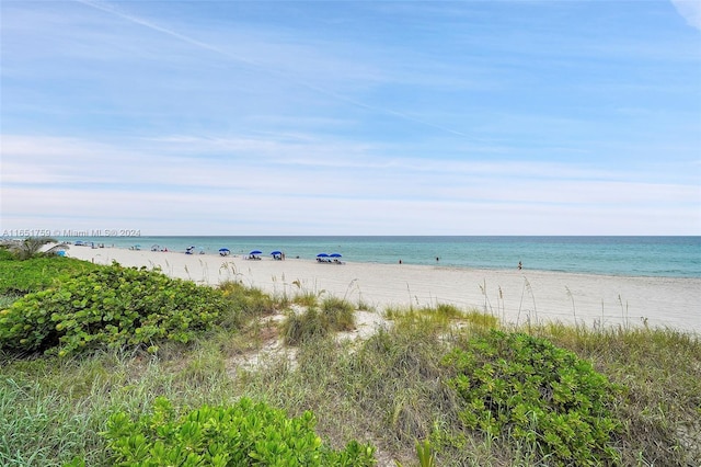 1880 S Ocean Dr Unit Ts106, Hallandale Beach, FL 33009 - property view of water featuring a view of the beach