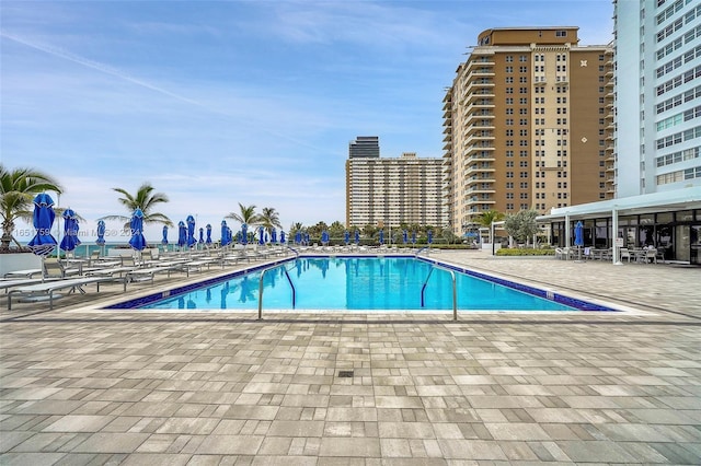 1880 S Ocean Dr Unit Ts106, Hallandale Beach, FL 33009 - pool featuring a patio area