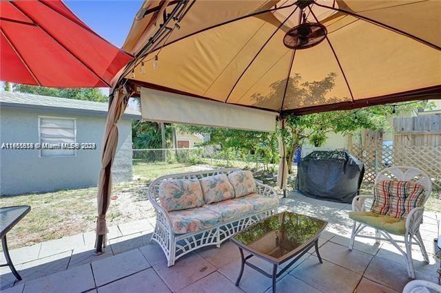 view of patio / terrace with a grill and an outdoor living space