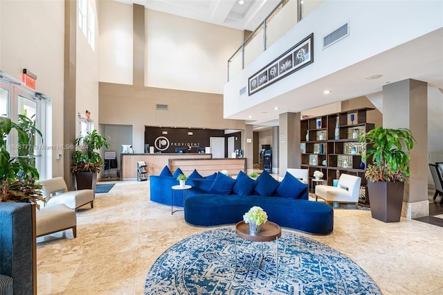 common area featuring visible vents