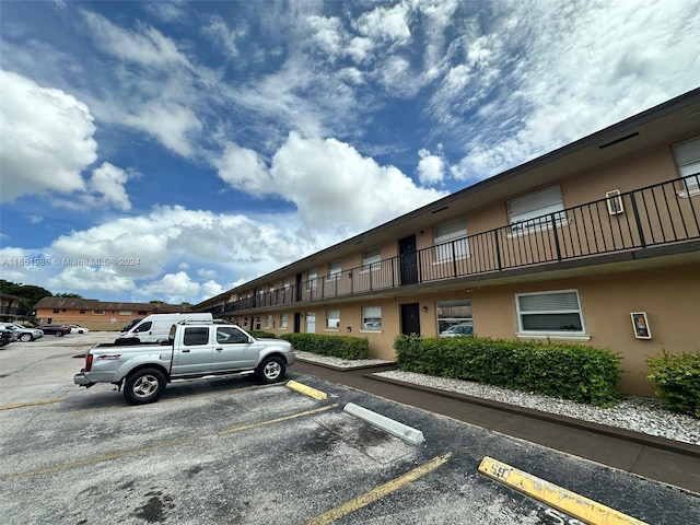 view of car parking