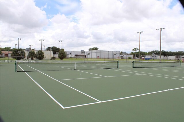 view of sport court