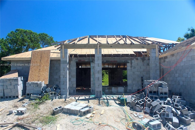 view of rear view of house