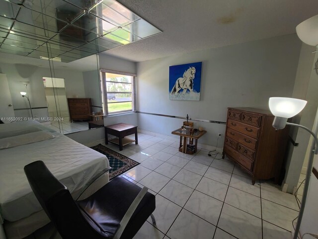 view of tiled bedroom