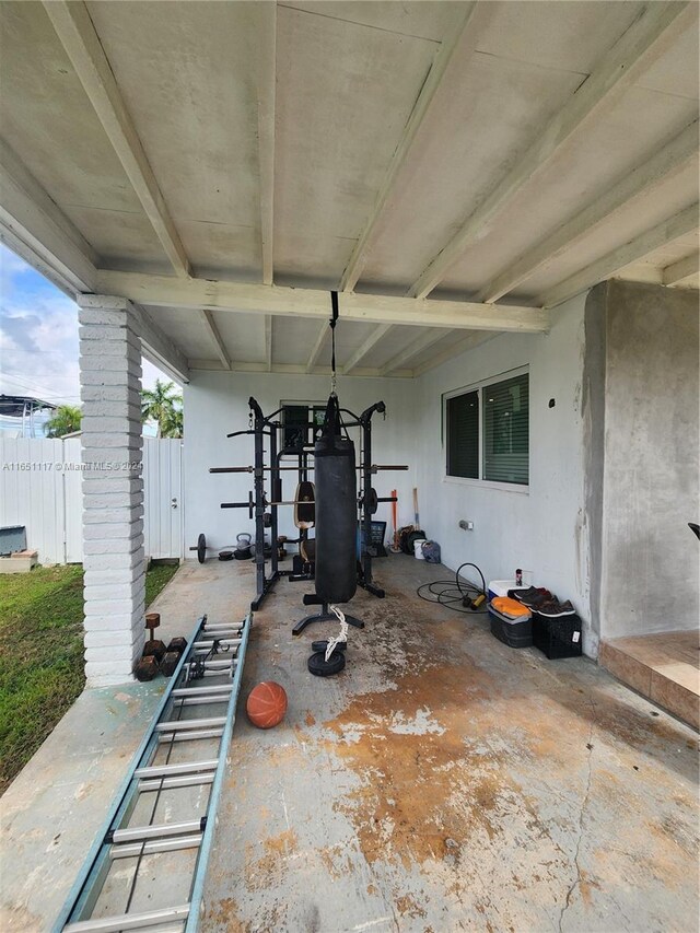 view of patio