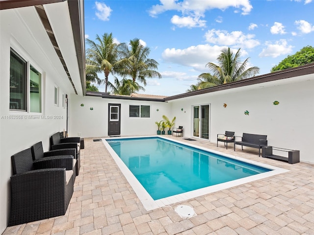 2320 SW 36th Ave, Fort Lauderdale, FL 33312 - pool with an outdoor living space and a patio area