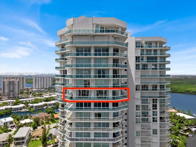 16500 Collins Ave Unit 2451, Sunny Isles Beach, FL 33160 - view of apartment building / complex featuring a water view
