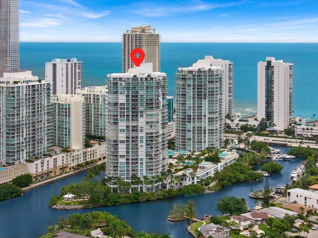 16500 Collins Ave Unit 2451, Sunny Isles Beach, FL 33160 - view of urban area with a nearby body of water