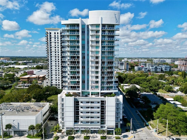 view of property with a city view